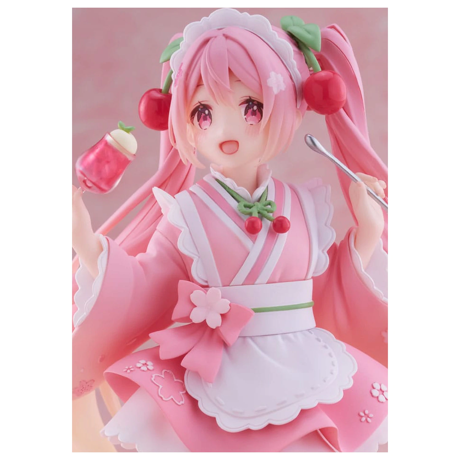 Hatsune Miku PVC kip Newley Written Sakura Miku Japanese Cafe Ver. Reissue 18 cm fotografija izdelka