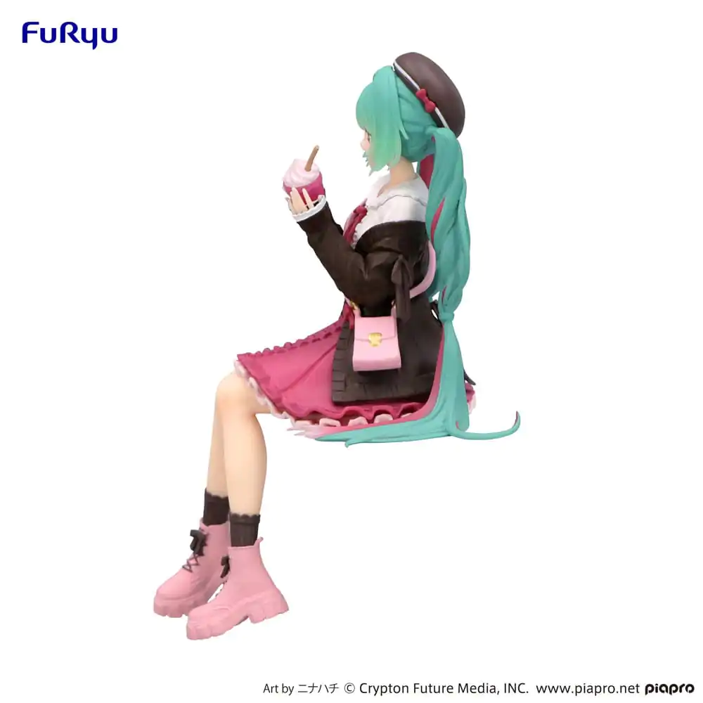 Hatsune Miku držalo za testenine PVC figura Jesenski Zmenek Roza Barva Različica 14 cm fotografija izdelka
