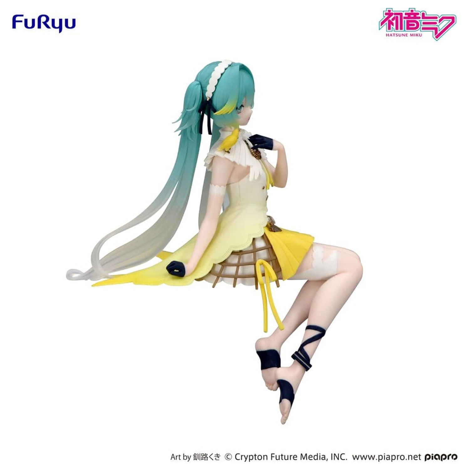 Hatsune Miku Noodle Stopper PVC kip Kanarček ptica heo exclusive 14 cm fotografija izdelka