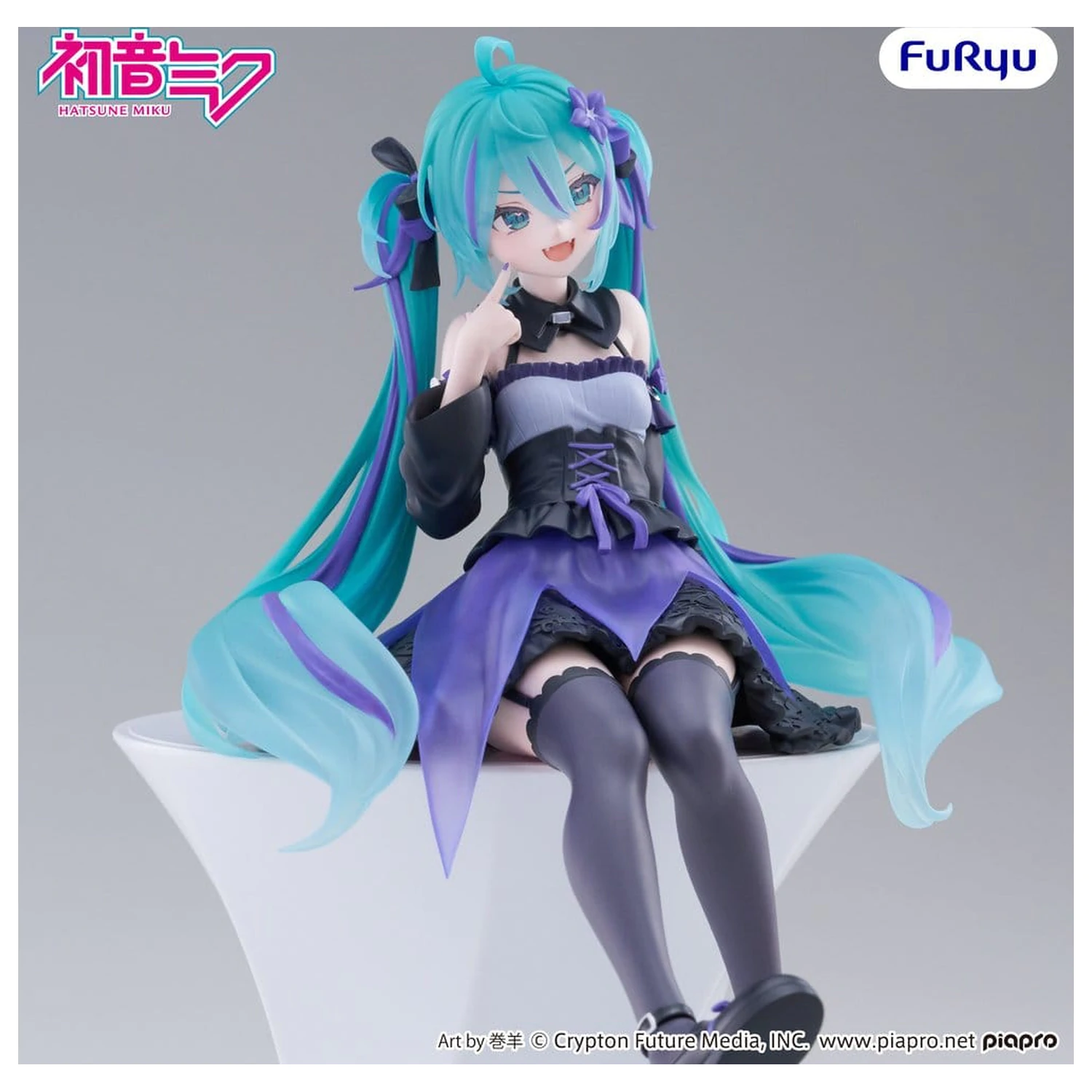 Hatsune Miku Noodle Stopper PVC Figura Cvetna Vila Zvončnica 14 cm fotografija izdelka