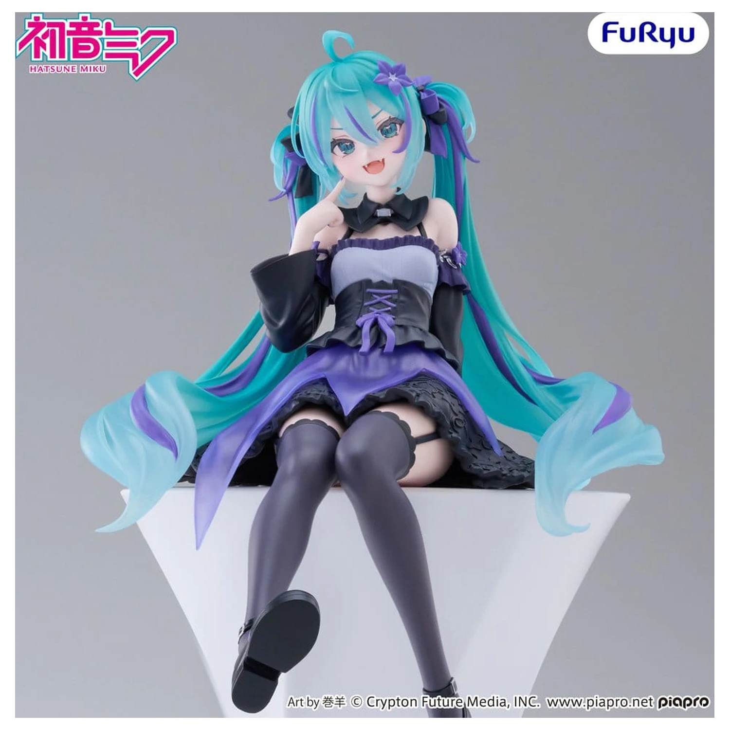 Hatsune Miku Noodle Stopper PVC Figura Cvetna Vila Zvončnica 14 cm fotografija izdelka