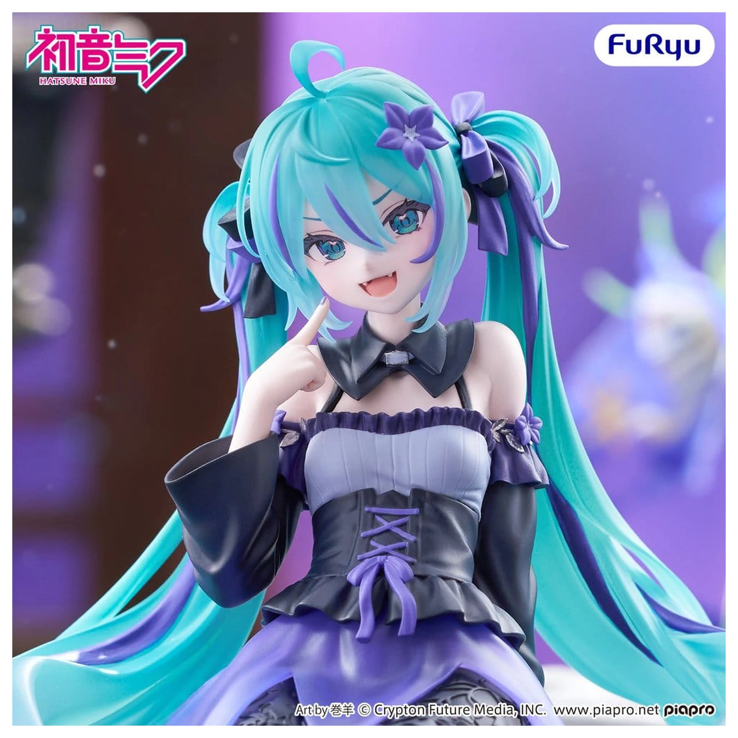 Hatsune Miku Noodle Stopper PVC Figura Cvetna Vila Zvončnica 14 cm fotografija izdelka