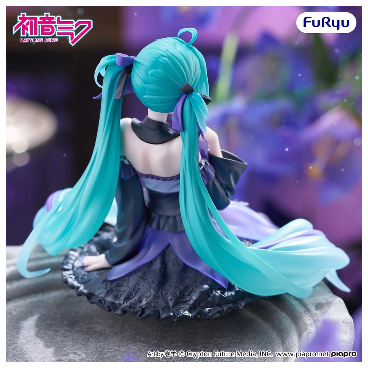 Hatsune Miku Noodle Stopper PVC Figura Cvetna Vila Zvončnica 14 cm fotografija izdelka