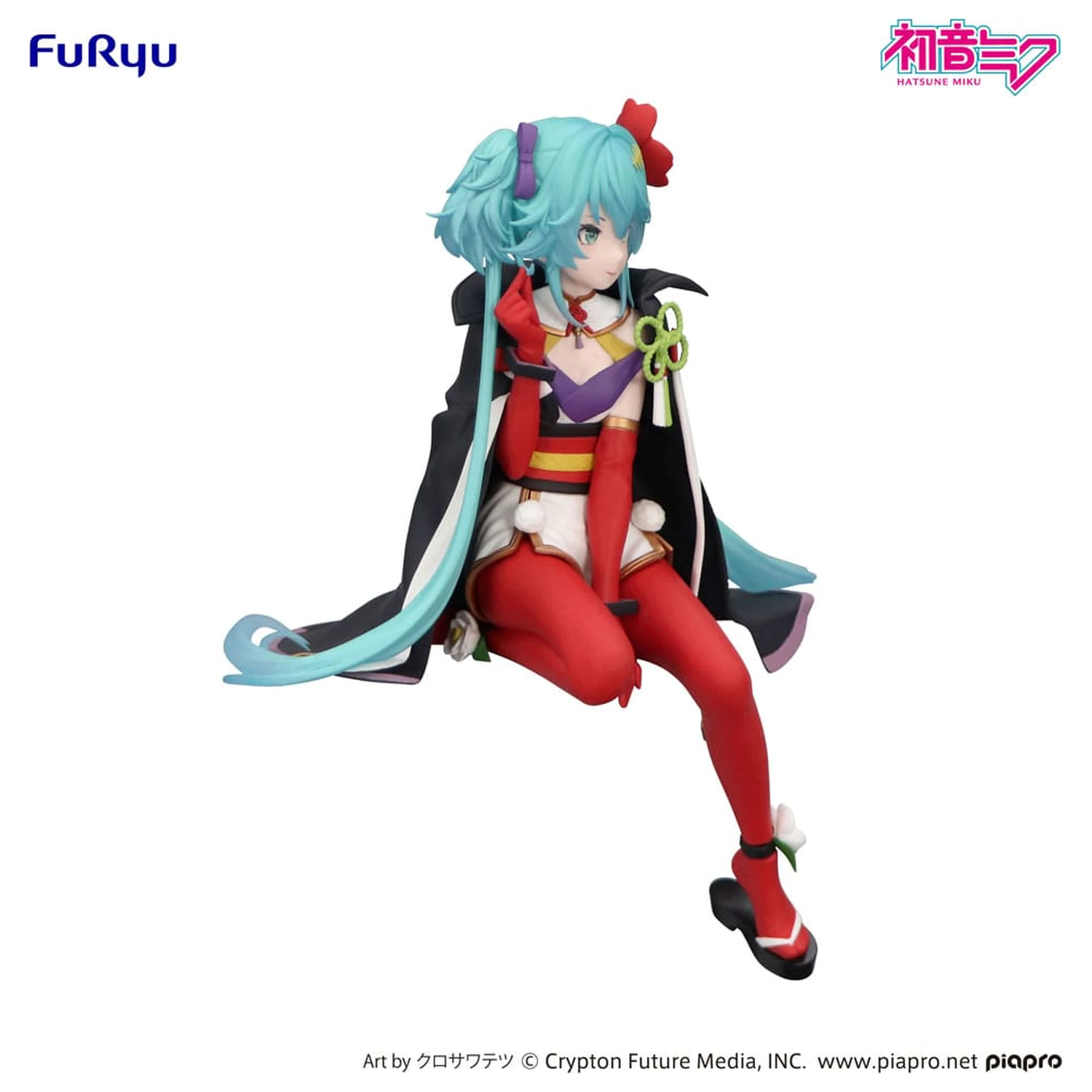 Hatsune Miku Noodle Stopper PVC kip Cvetna vila kamelija 15 cm fotografija izdelka