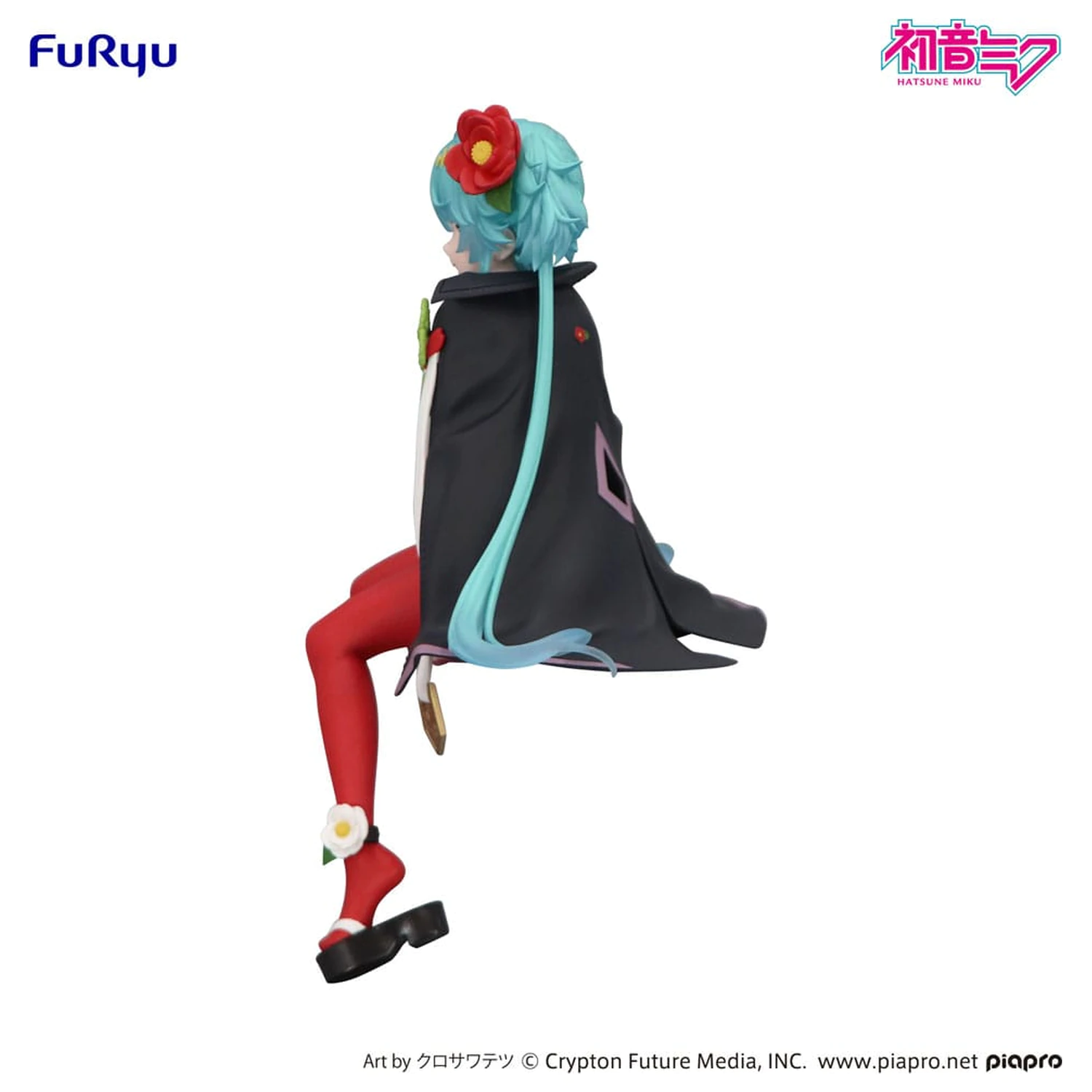 Hatsune Miku Noodle Stopper PVC kip Cvetna vila kamelija 15 cm fotografija izdelka