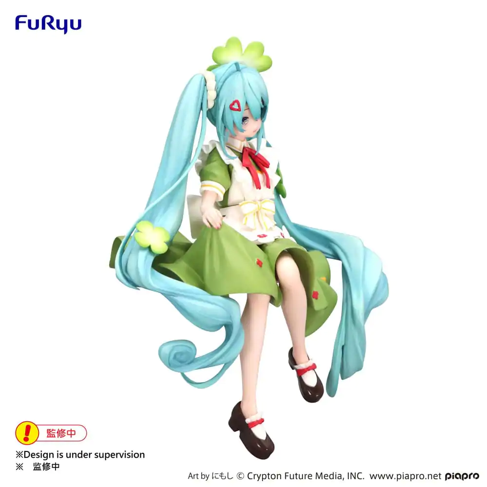 Hatsune Miku držalo za testenine PVC figura Flower Fairy Clover 15 cm fotografija izdelka