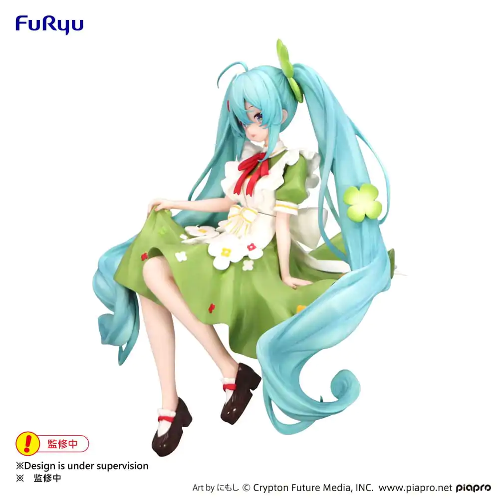 Hatsune Miku držalo za testenine PVC figura Flower Fairy Clover 15 cm fotografija izdelka