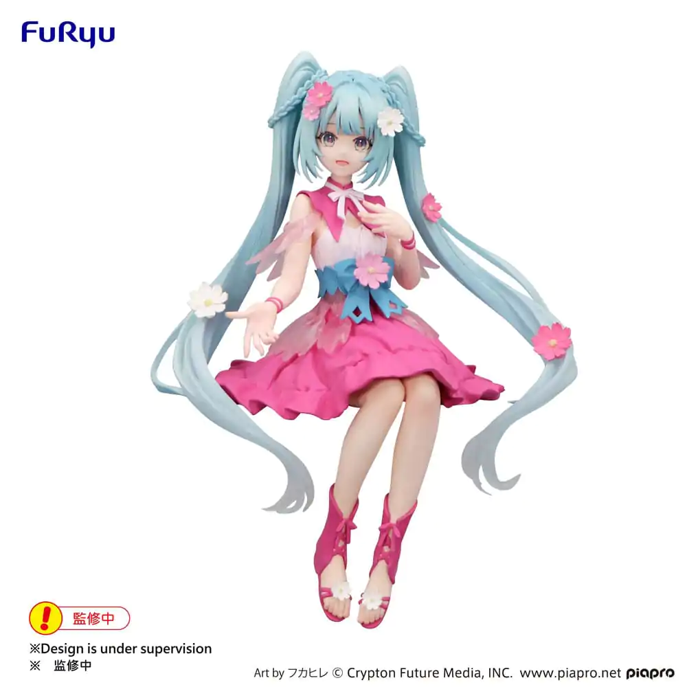 Hatsune Miku držalo za testenine PVC figura Flower Fairy Cosmos 14 cm fotografija izdelka
