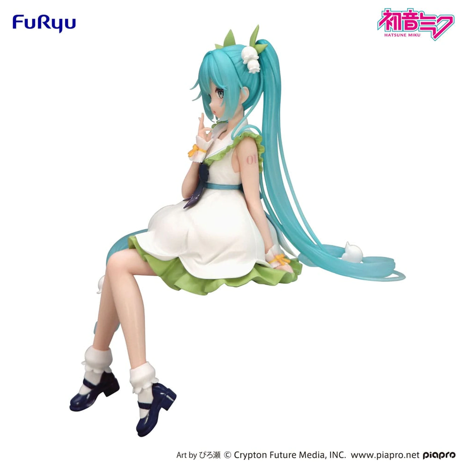 Hatsune Miku Noodle Stopper PVC kip Cvetna vila Lilija doline 14 cm fotografija izdelka