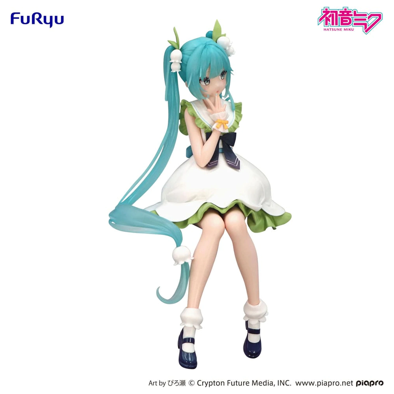 Hatsune Miku Noodle Stopper PVC kip Cvetna vila Lilija doline 14 cm fotografija izdelka