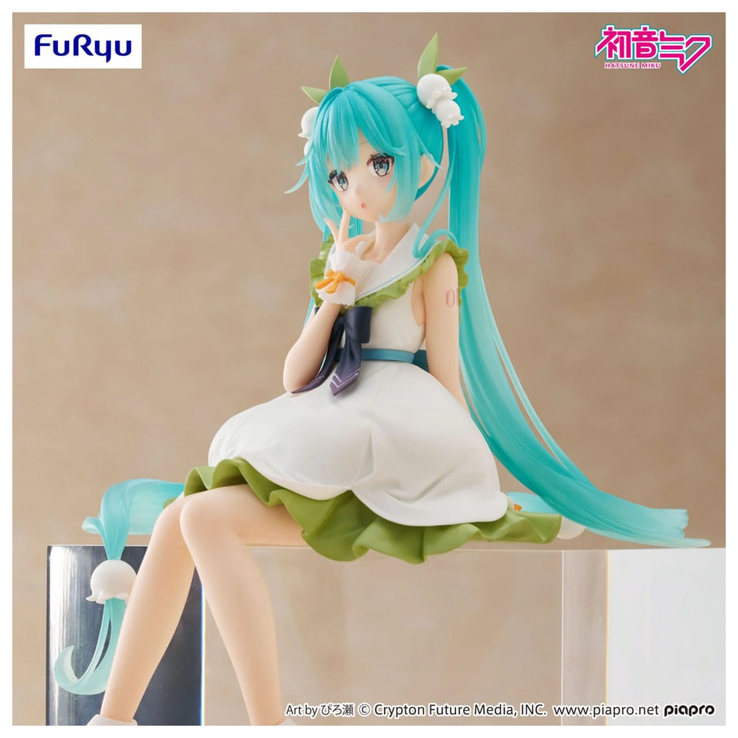 Hatsune Miku Noodle Stopper PVC kip Cvetna vila Lilija doline 14 cm fotografija izdelka