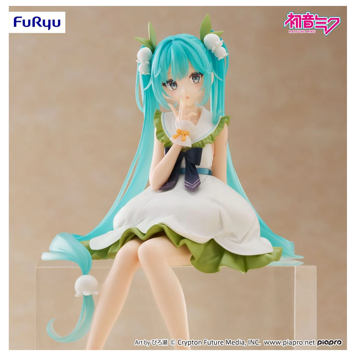 Hatsune Miku Noodle Stopper PVC kip Cvetna vila Lilija doline 14 cm fotografija izdelka