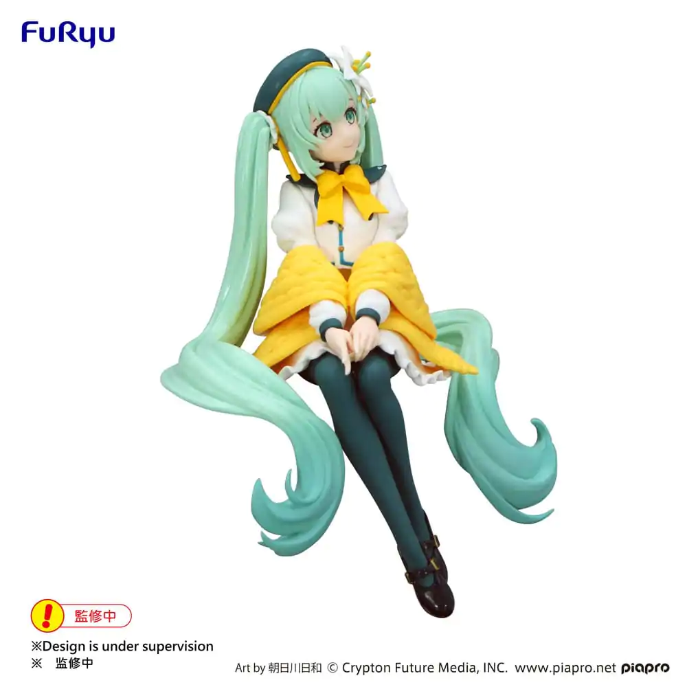 Hatsune Miku Noodle Stopper PVC Kip Cvetlična Vila Lily White Ver. 14 cm fotografija izdelka