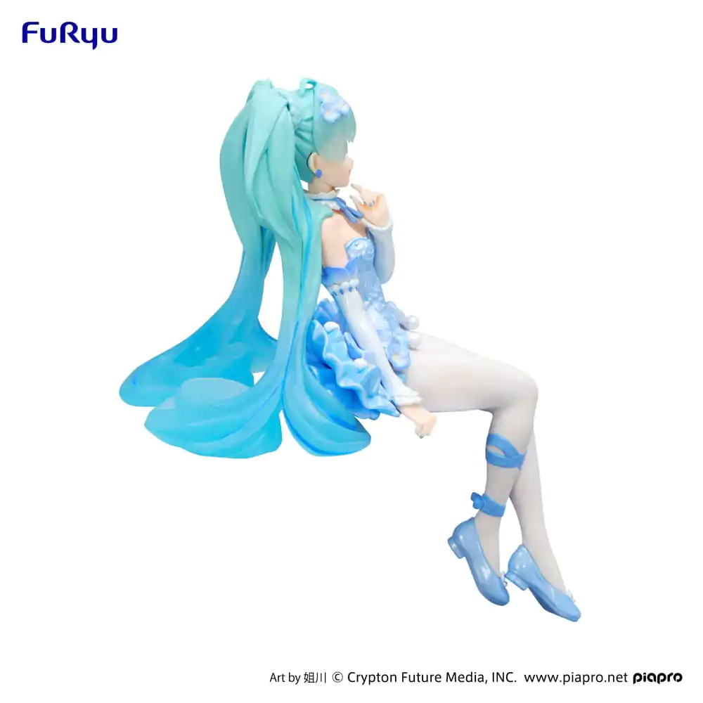 Hatsune Miku držalo za rezance PVC figura Flower Fairy Nemophila Pail Blue Color Ver. 15 cm fotografija izdelka