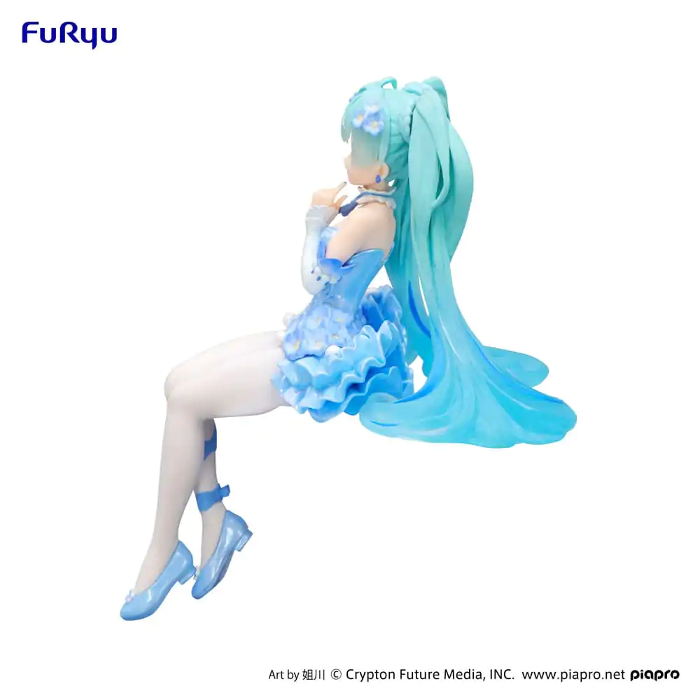 Hatsune Miku držalo za rezance PVC figura Flower Fairy Nemophila Pail Blue Color Ver. 15 cm fotografija izdelka