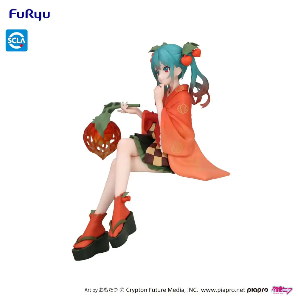Hatsune Miku držalo za rezance PVC Kip Vila Cvetlična Zimsko Češnja 15 cm fotografija izdelka