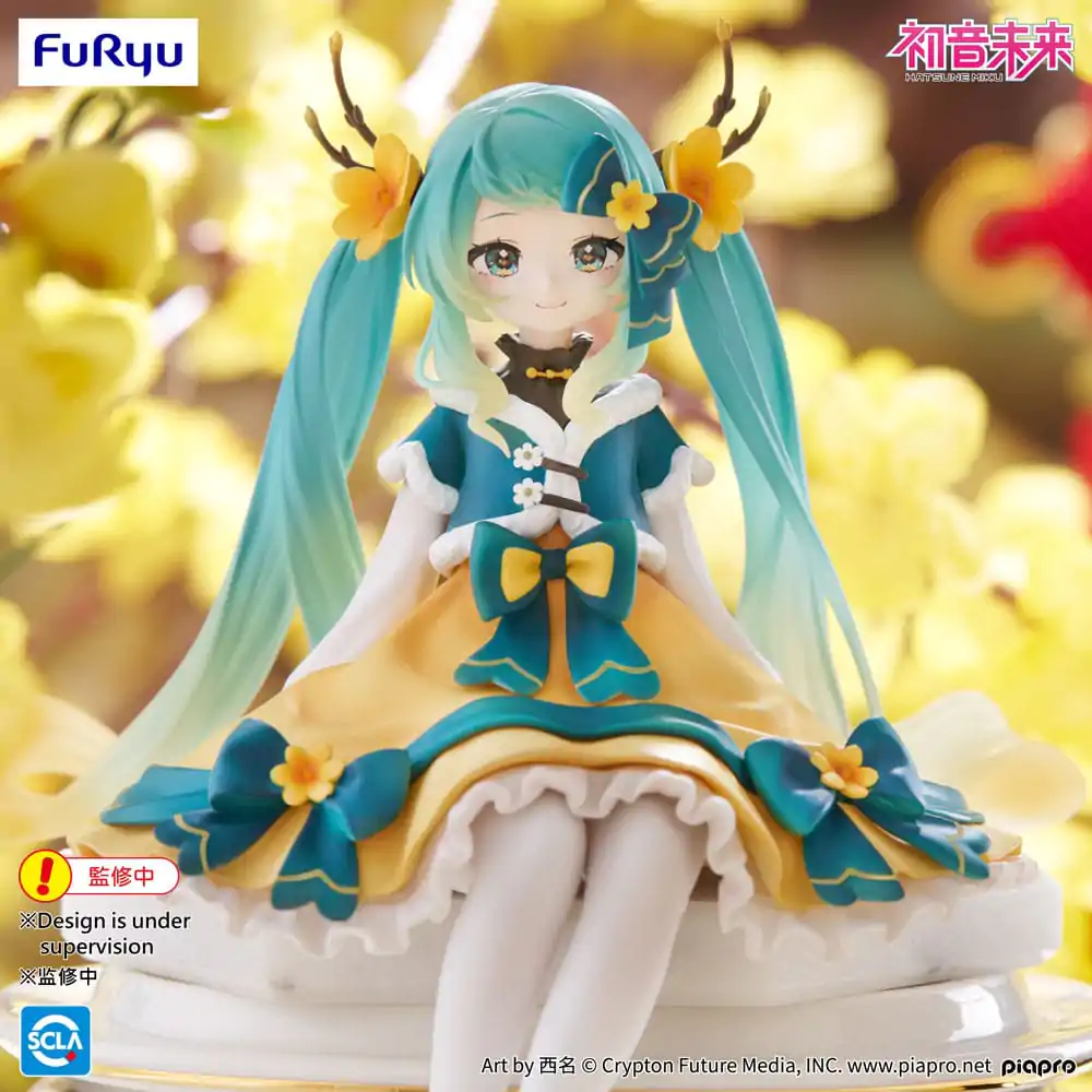 Hatsune Miku držalo za rezance PVC figurica Hatsune Miku 2025 Chinese New Year Ver. 14 cm fotografija izdelka