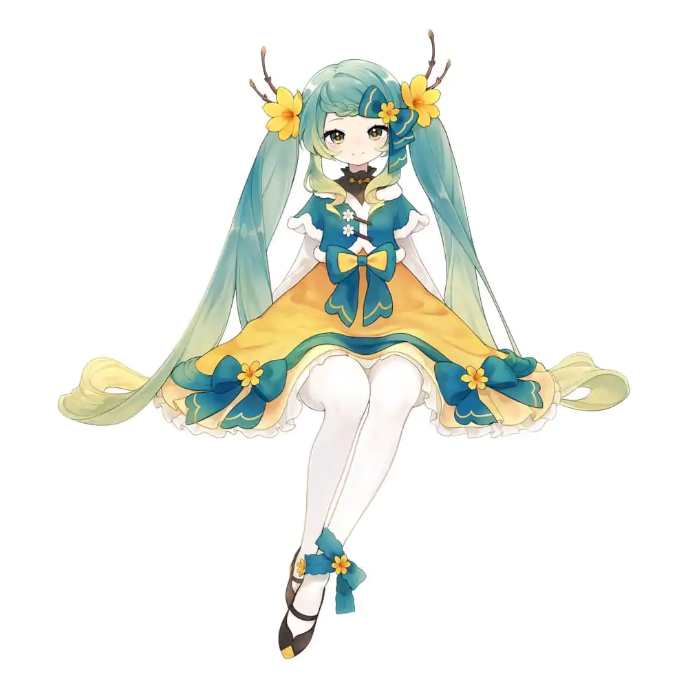 Hatsune Miku držalo za rezance PVC figurica Hatsune Miku 2025 Chinese New Year Ver. 14 cm fotografija izdelka