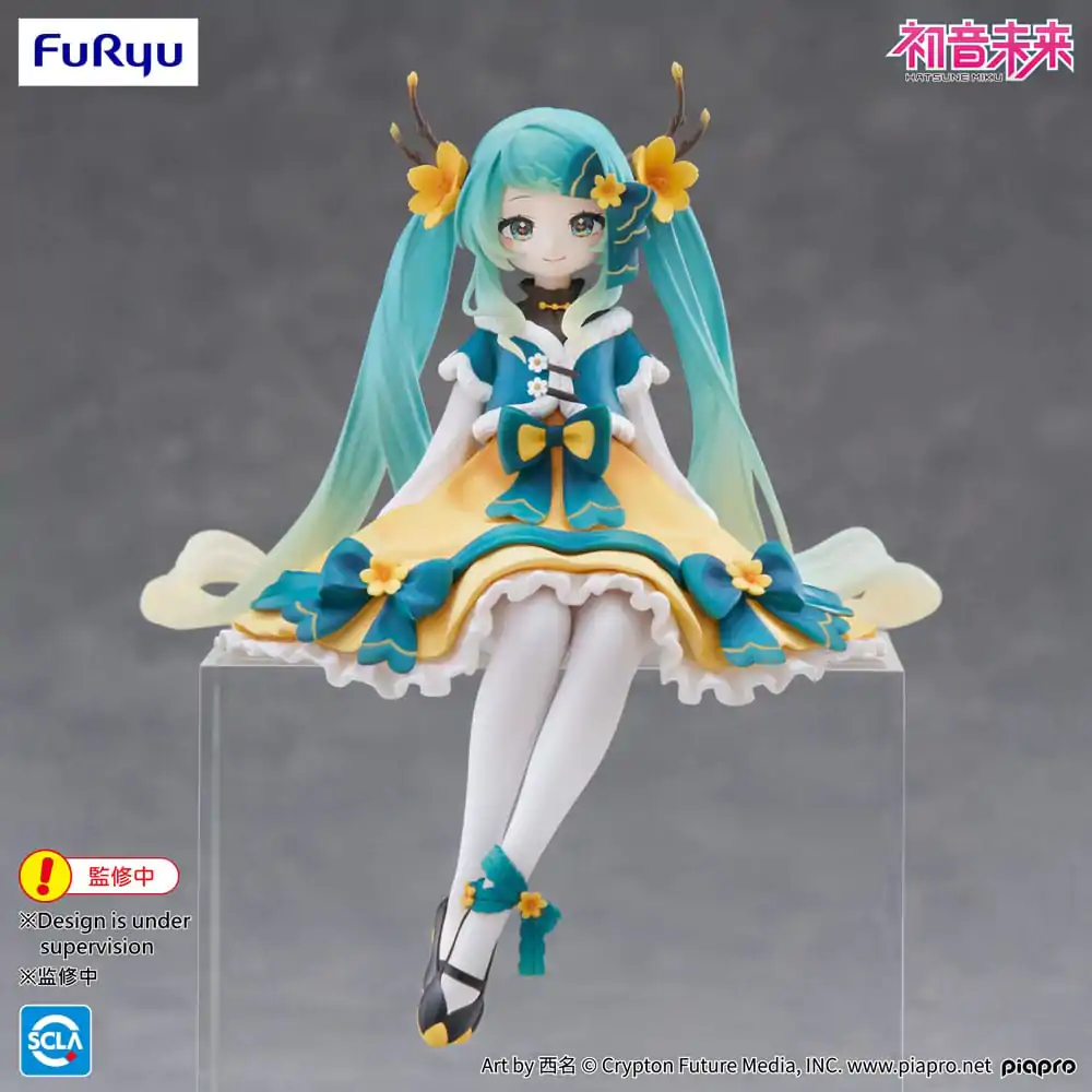 Hatsune Miku držalo za rezance PVC figurica Hatsune Miku 2025 Chinese New Year Ver. 14 cm fotografija izdelka
