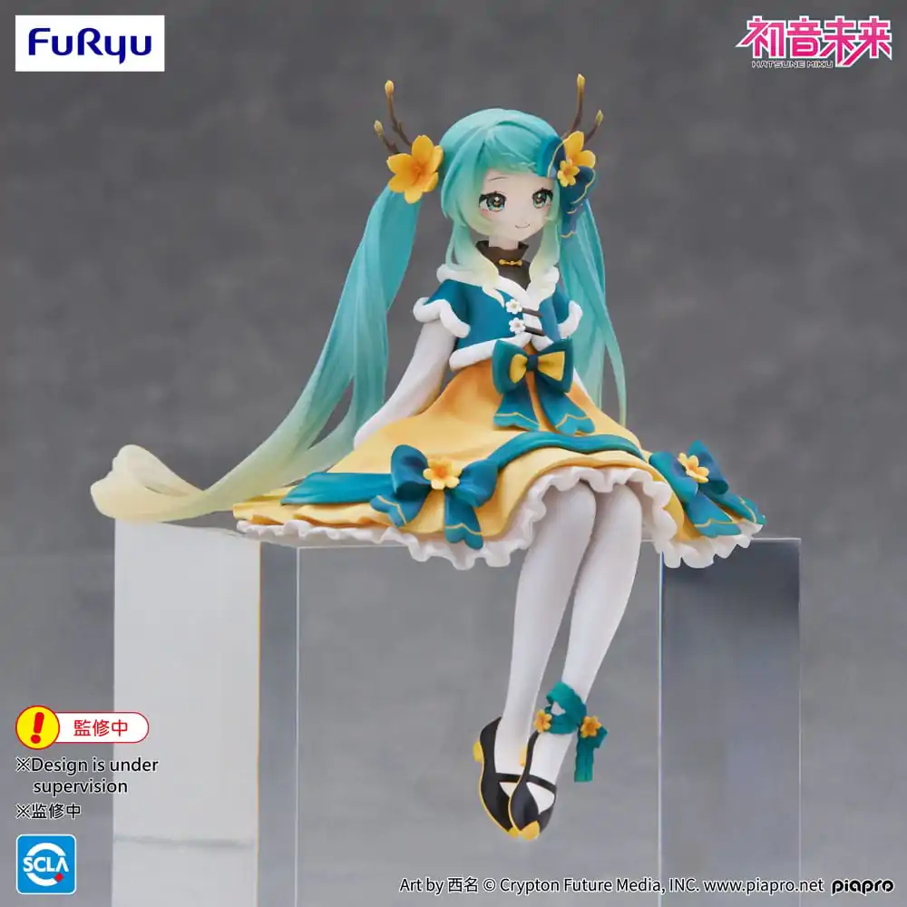 Hatsune Miku držalo za rezance PVC figurica Hatsune Miku 2025 Chinese New Year Ver. 14 cm fotografija izdelka