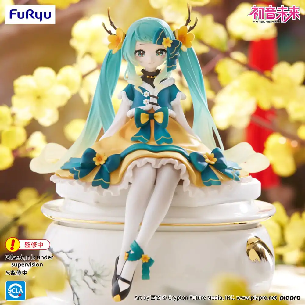 Hatsune Miku držalo za rezance PVC figurica Hatsune Miku 2025 Chinese New Year Ver. 14 cm fotografija izdelka