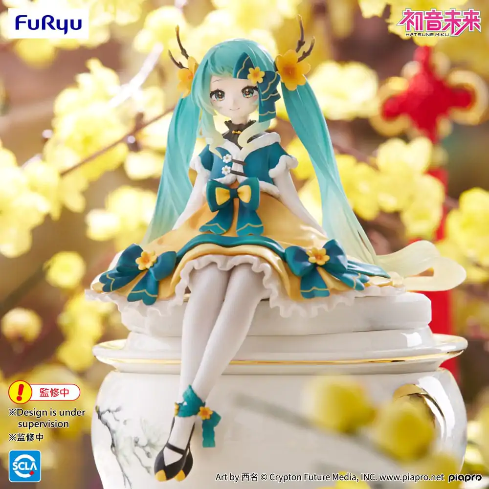 Hatsune Miku držalo za rezance PVC figurica Hatsune Miku 2025 Chinese New Year Ver. 14 cm fotografija izdelka