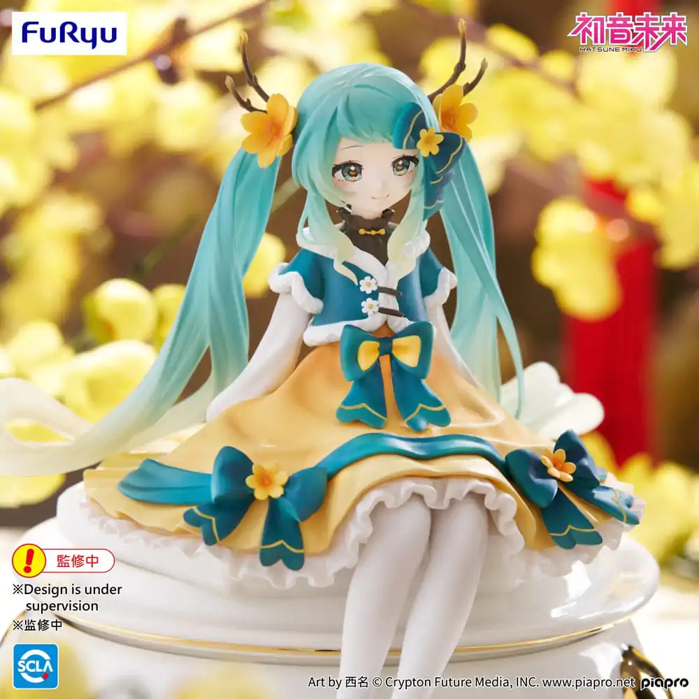 Hatsune Miku držalo za rezance PVC figurica Hatsune Miku 2025 Chinese New Year Ver. 14 cm fotografija izdelka