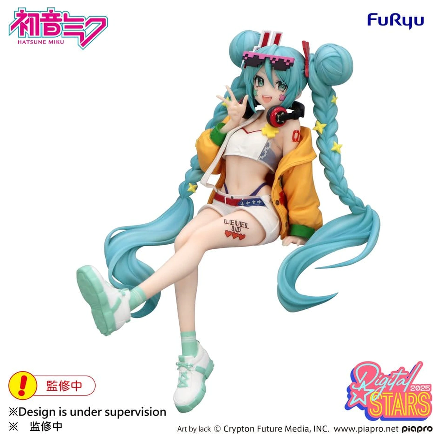 Hatsune Miku Noodle Stopper PVC figura Hatsune Miku Digital Stars 2025 15 cm fotografija izdelka