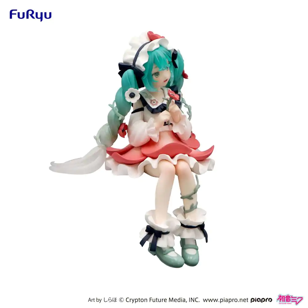 Hatsune Miku držalo za testenine PVC figura Hatsune Miku Flower Fairy Anemone 14 cm fotografija izdelka