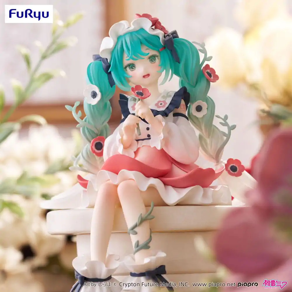 Hatsune Miku držalo za testenine PVC figura Hatsune Miku Flower Fairy Anemone 14 cm fotografija izdelka