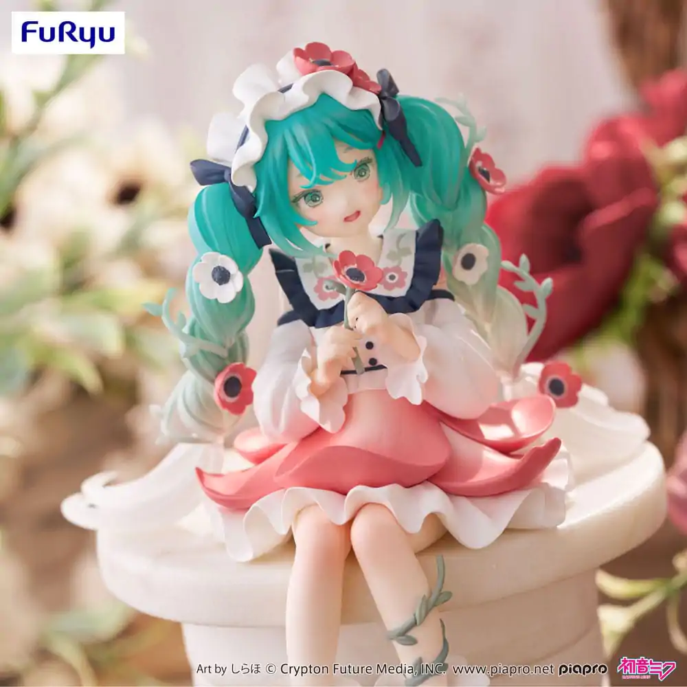 Hatsune Miku držalo za testenine PVC figura Hatsune Miku Flower Fairy Anemone 14 cm fotografija izdelka