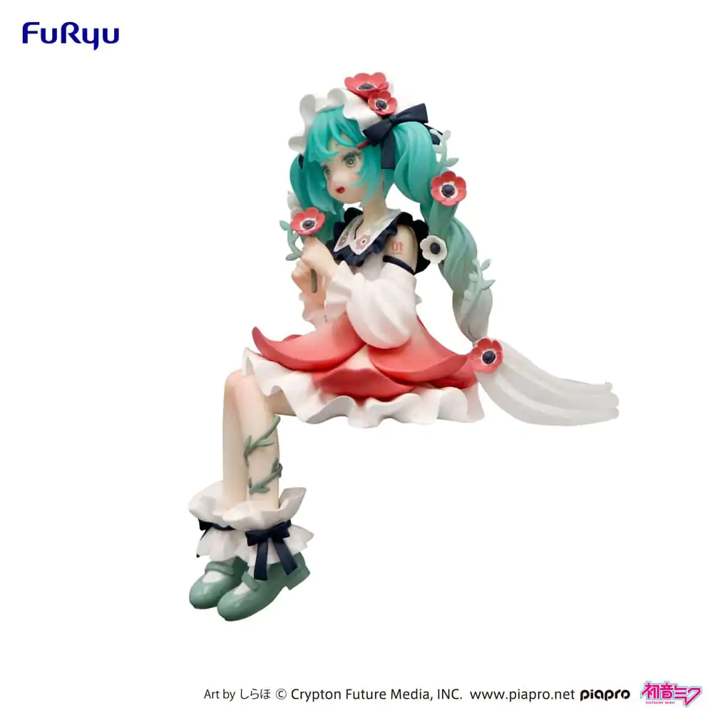 Hatsune Miku držalo za testenine PVC figura Hatsune Miku Flower Fairy Anemone 14 cm fotografija izdelka