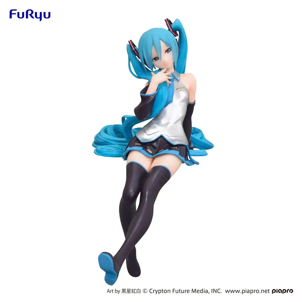 Hatsune Miku držalo za testenine PVC figura Kuroboshi Kouhaku Ver. (ponovitev) 14 cm fotografija izdelka