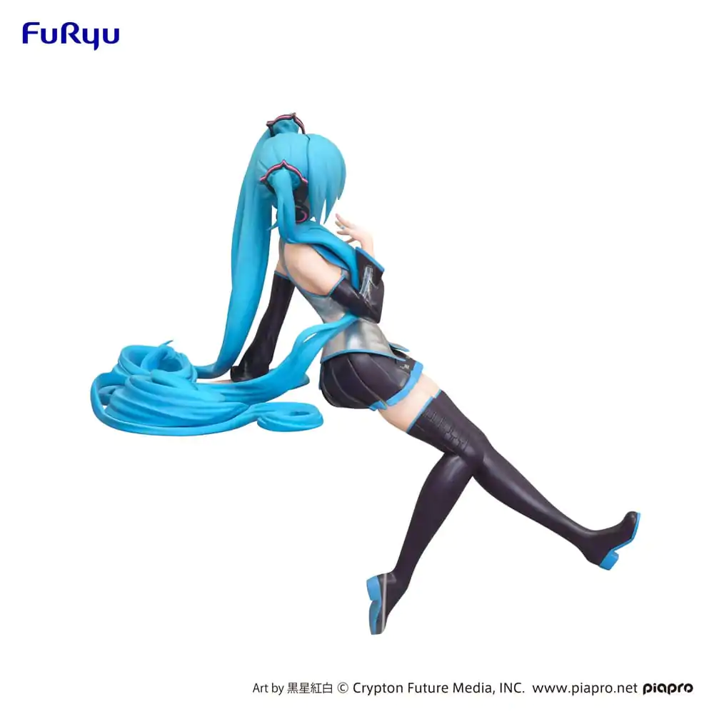 Hatsune Miku držalo za testenine PVC figura Kuroboshi Kouhaku Ver. (ponovitev) 14 cm fotografija izdelka