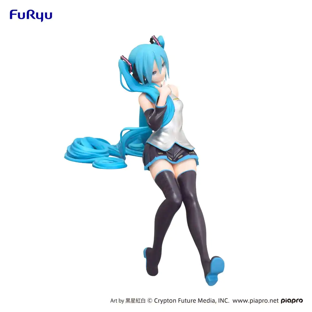 Hatsune Miku držalo za testenine PVC figura Kuroboshi Kouhaku Ver. (ponovitev) 14 cm fotografija izdelka