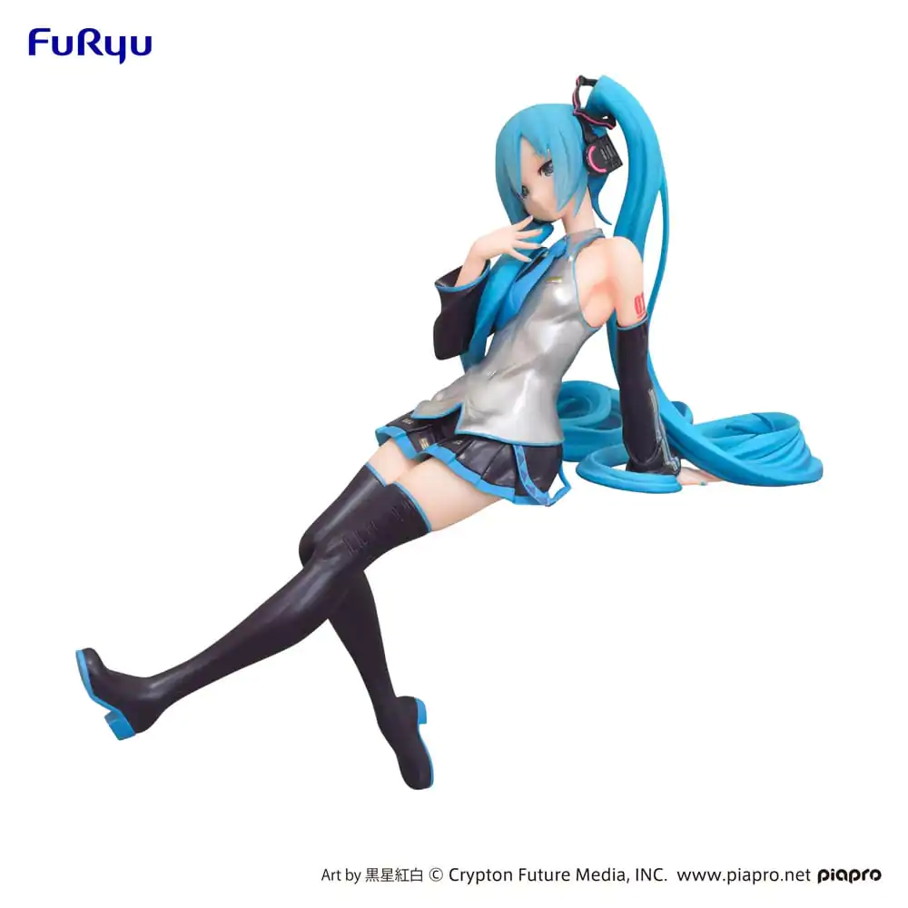 Hatsune Miku držalo za testenine PVC figura Kuroboshi Kouhaku Ver. (ponovitev) 14 cm fotografija izdelka