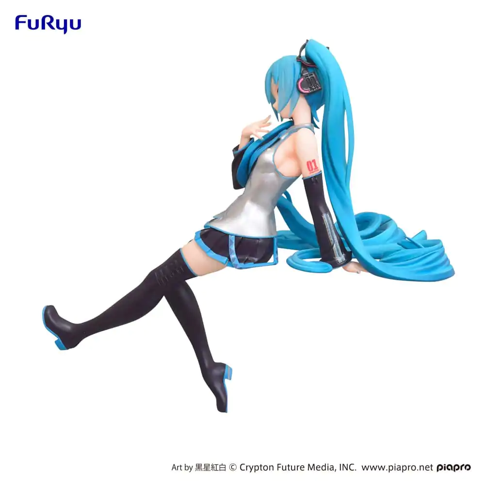 Hatsune Miku držalo za testenine PVC figura Kuroboshi Kouhaku Ver. (ponovitev) 14 cm fotografija izdelka