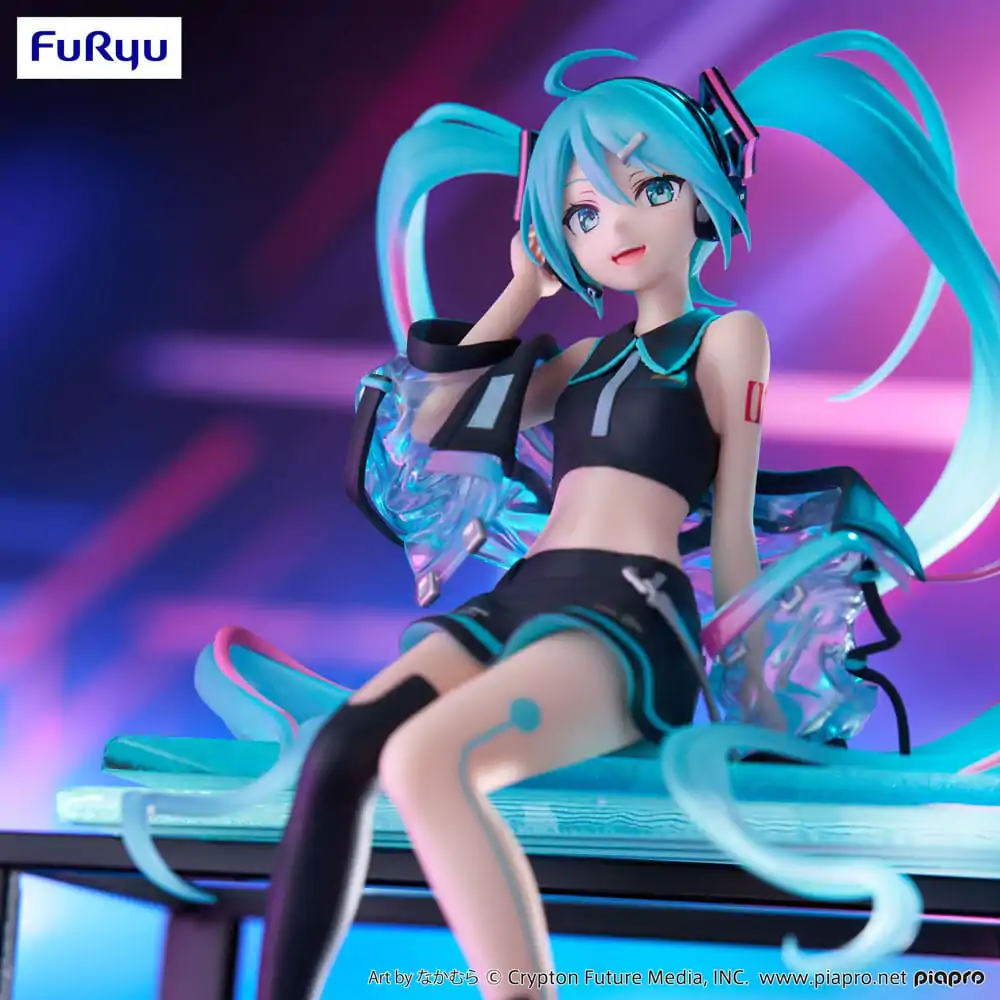 Hatsune Miku držalo za rezance PVC Kip Neon Cyber 16 cm fotografija izdelka