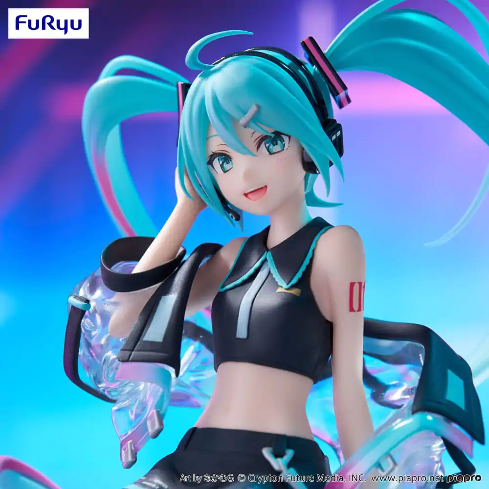 Hatsune Miku držalo za rezance PVC Kip Neon Cyber 16 cm fotografija izdelka