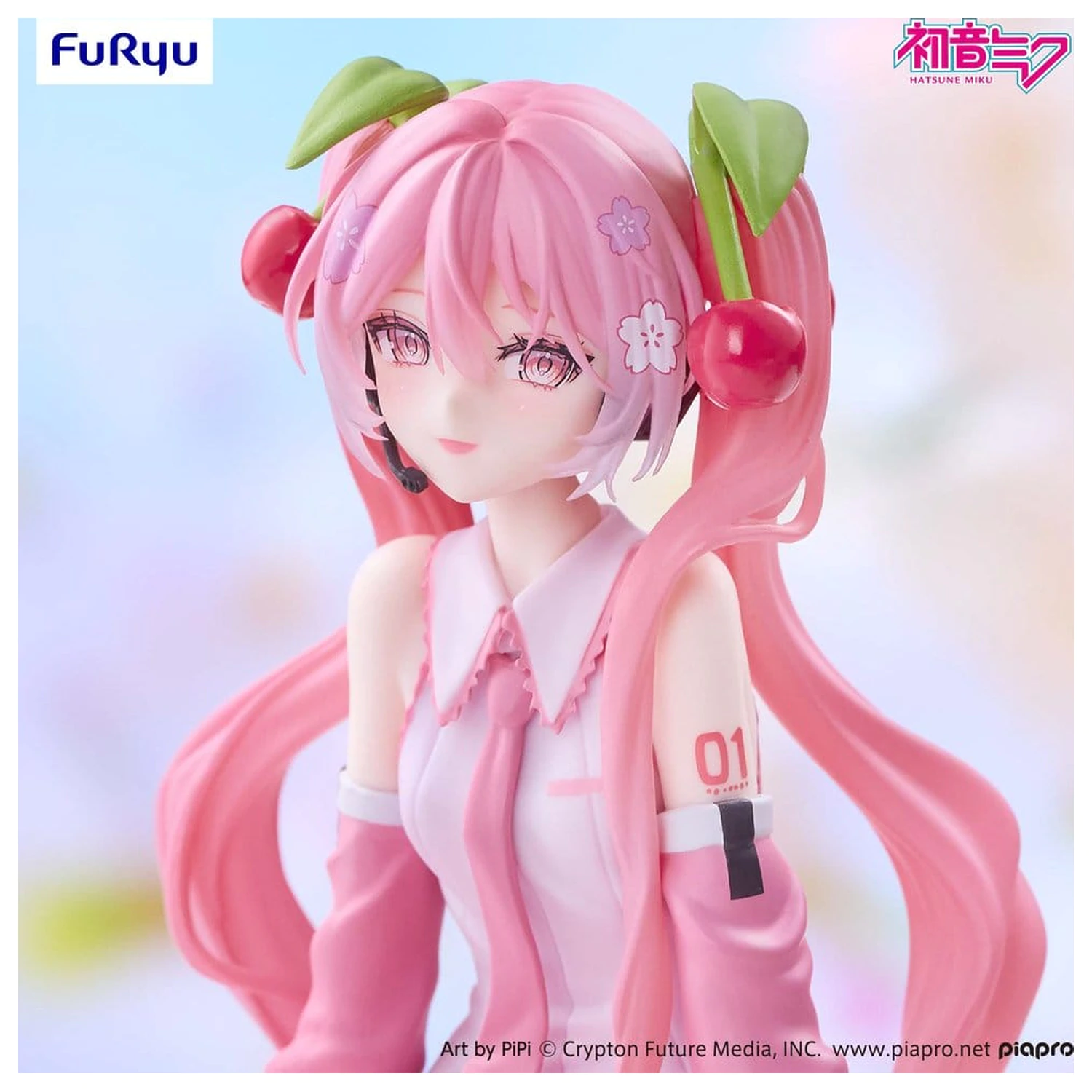 Hatsune Miku Noodle Stopper PVC figura Sakura Miku 2026 Smile Ver. 14 cm fotografija izdelka