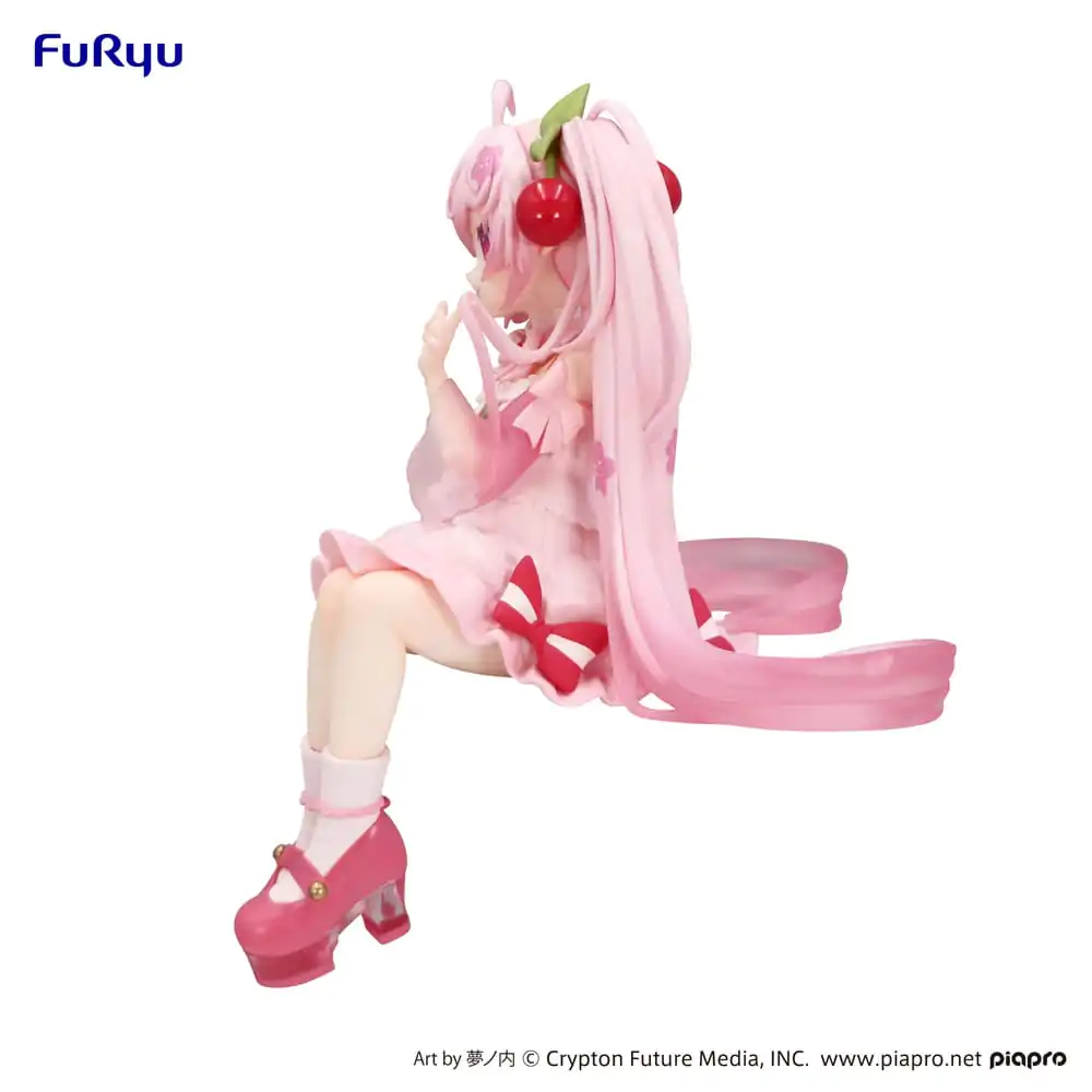 Hatsune Miku Držalo za testenine PVC Figura Sakura Miku 2025 14 cm fotografija izdelka