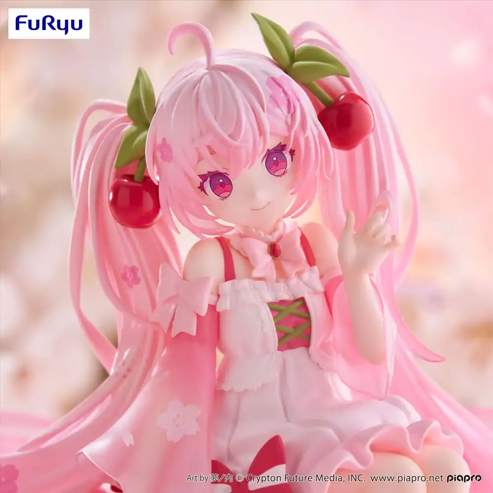 Hatsune Miku Držalo za testenine PVC Figura Sakura Miku 2025 14 cm fotografija izdelka