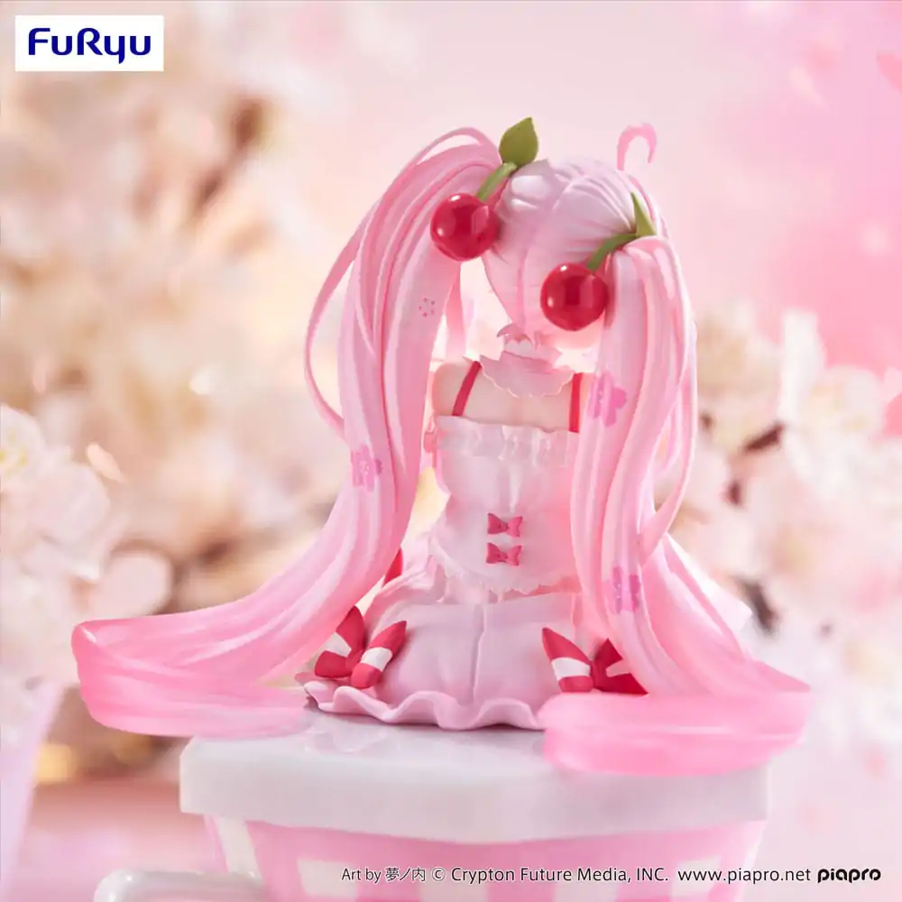 Hatsune Miku Držalo za testenine PVC Figura Sakura Miku 2025 14 cm fotografija izdelka