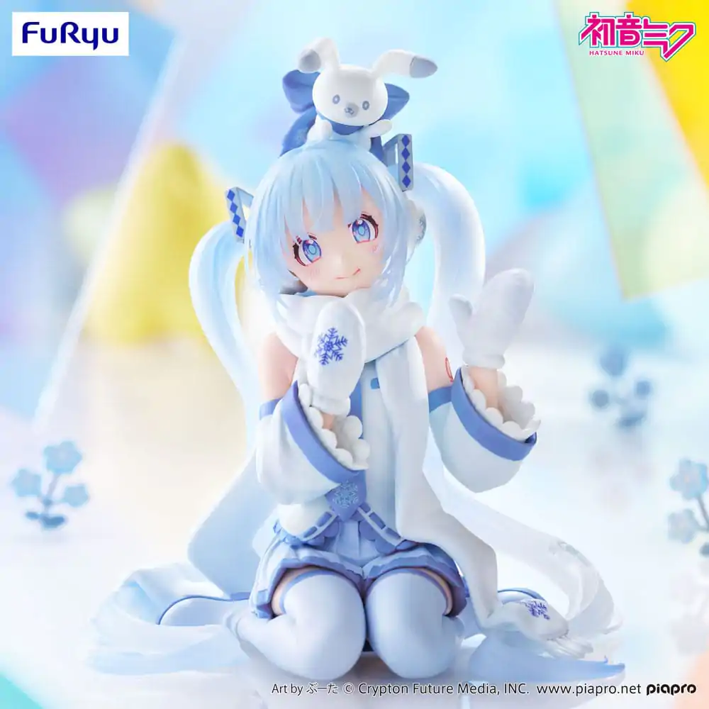 Hatsune Miku Zamašek za rezance PVC figurica Snow Miku Sky Town 10th Ver. 10 cm fotografija izdelka