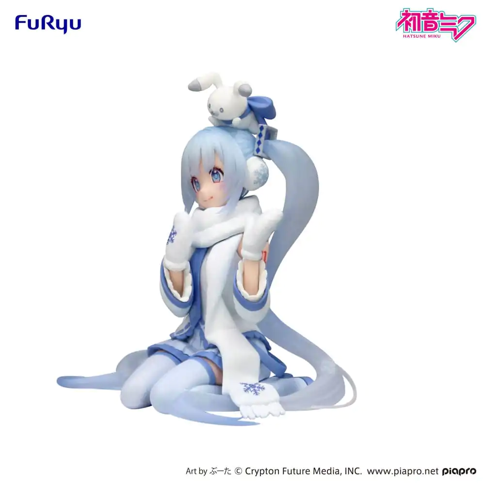 Hatsune Miku Zamašek za rezance PVC figurica Snow Miku Sky Town 10th Ver. 10 cm fotografija izdelka