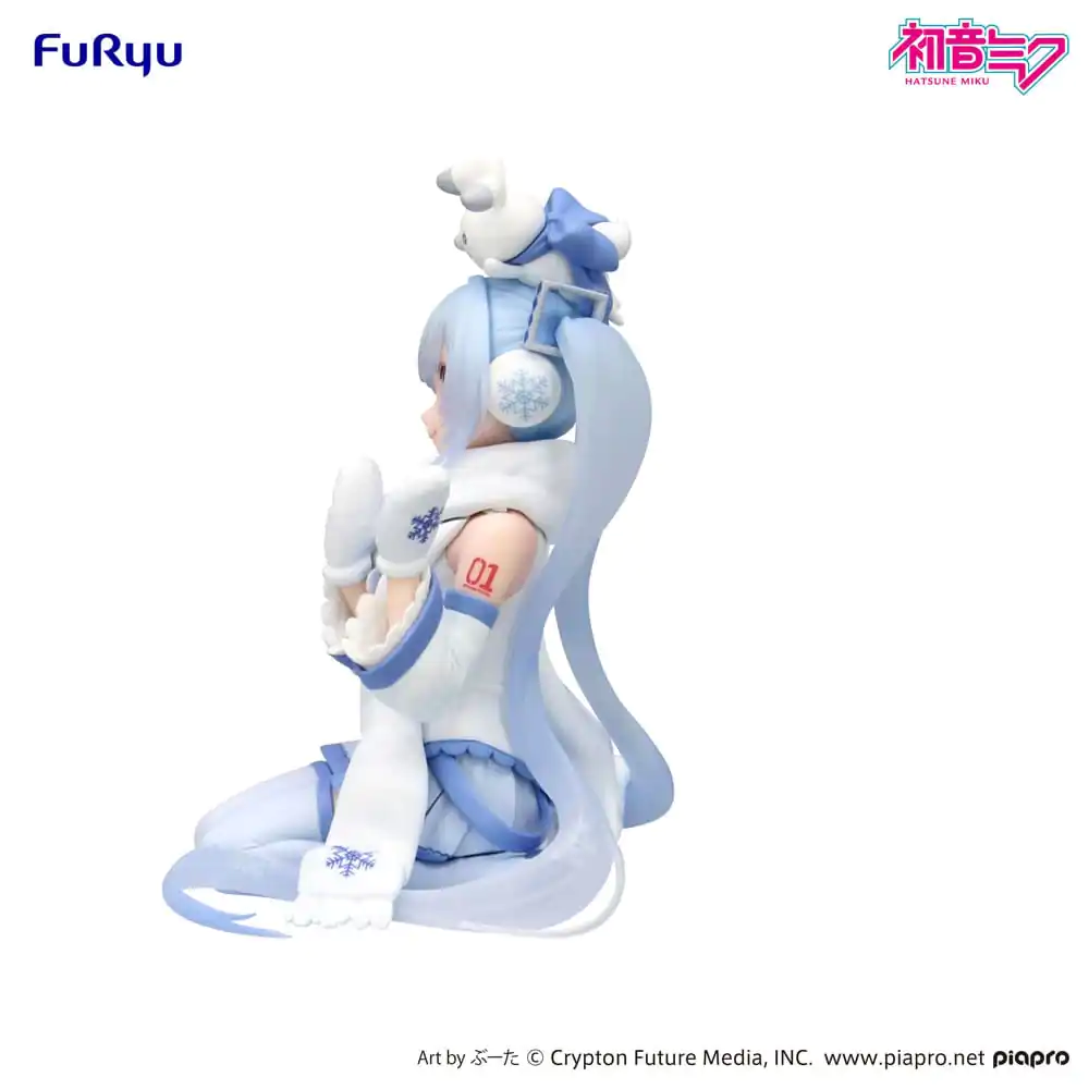 Hatsune Miku Zamašek za rezance PVC figurica Snow Miku Sky Town 10th Ver. 10 cm fotografija izdelka
