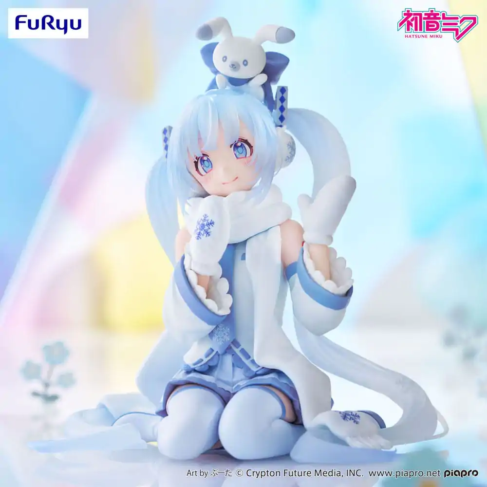 Hatsune Miku Zamašek za rezance PVC figurica Snow Miku Sky Town 10th Ver. 10 cm fotografija izdelka