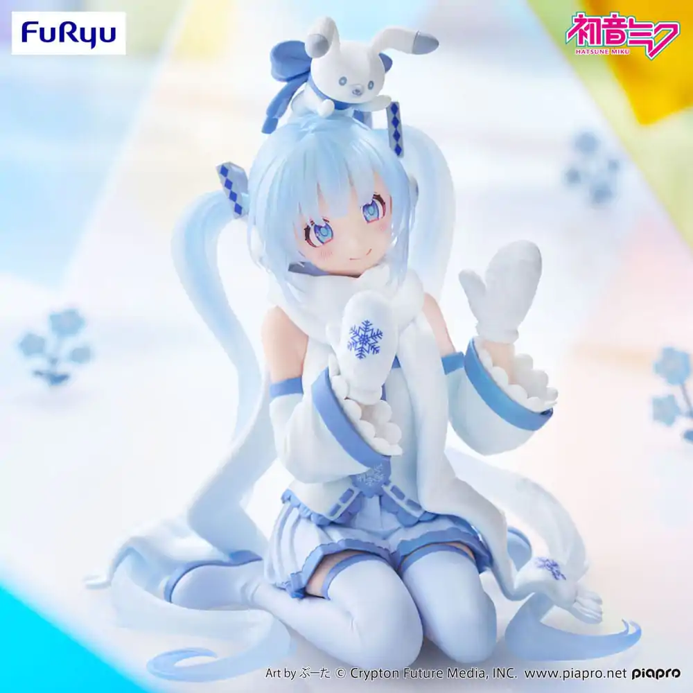Hatsune Miku Zamašek za rezance PVC figurica Snow Miku Sky Town 10th Ver. 10 cm fotografija izdelka