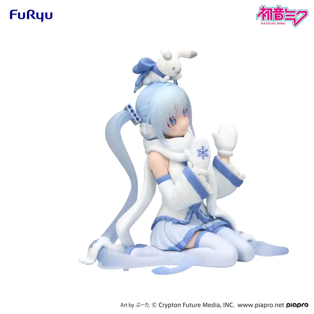 Hatsune Miku Zamašek za rezance PVC figurica Snow Miku Sky Town 10th Ver. 10 cm fotografija izdelka