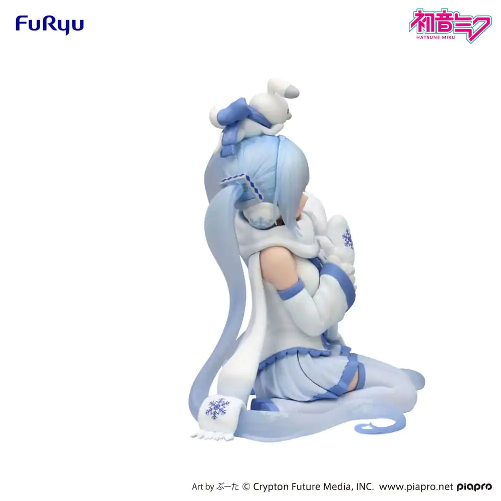 Hatsune Miku Zamašek za rezance PVC figurica Snow Miku Sky Town 10th Ver. 10 cm fotografija izdelka